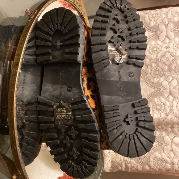 Antonio Melani leopard print boots (dyed calf fur) Size 8.5 - Picture 8 of 8